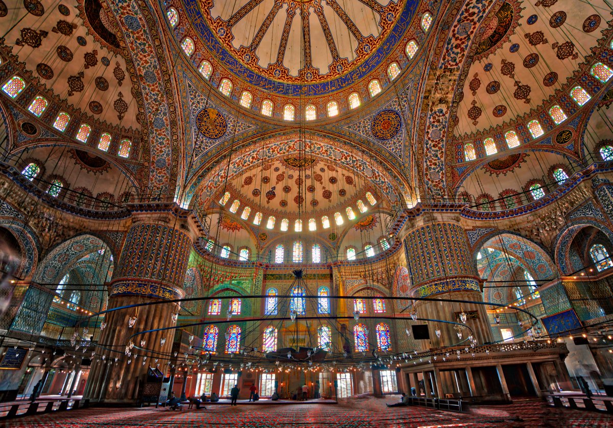 Голубая мечеть внутри