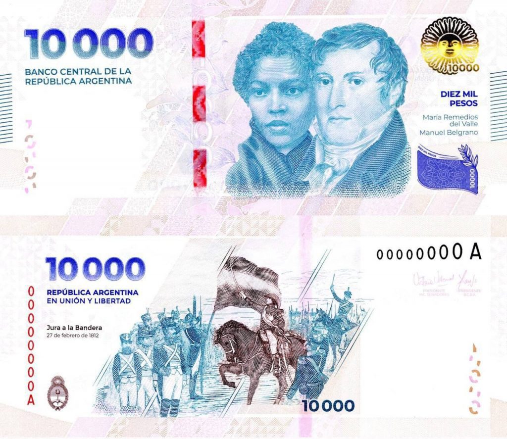 Новая банкнота в Аргентине