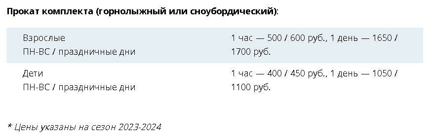Прокат оборудования