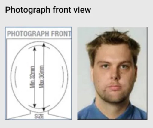 Фотография на визу