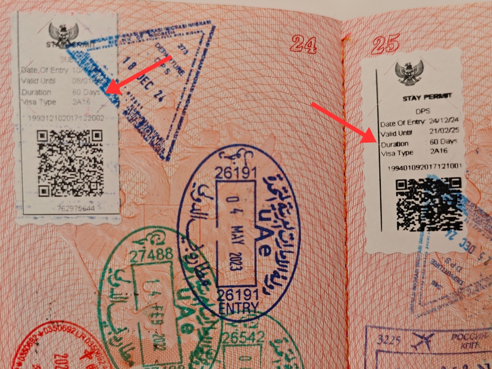 60 дней в Индонезии без визы